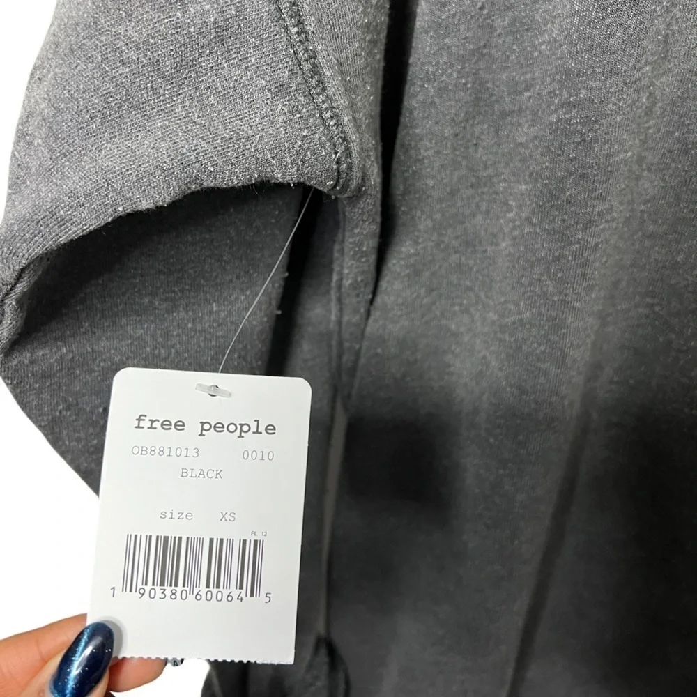 Free People Oversized Too Easy Tunic Sweatshirt Size XS